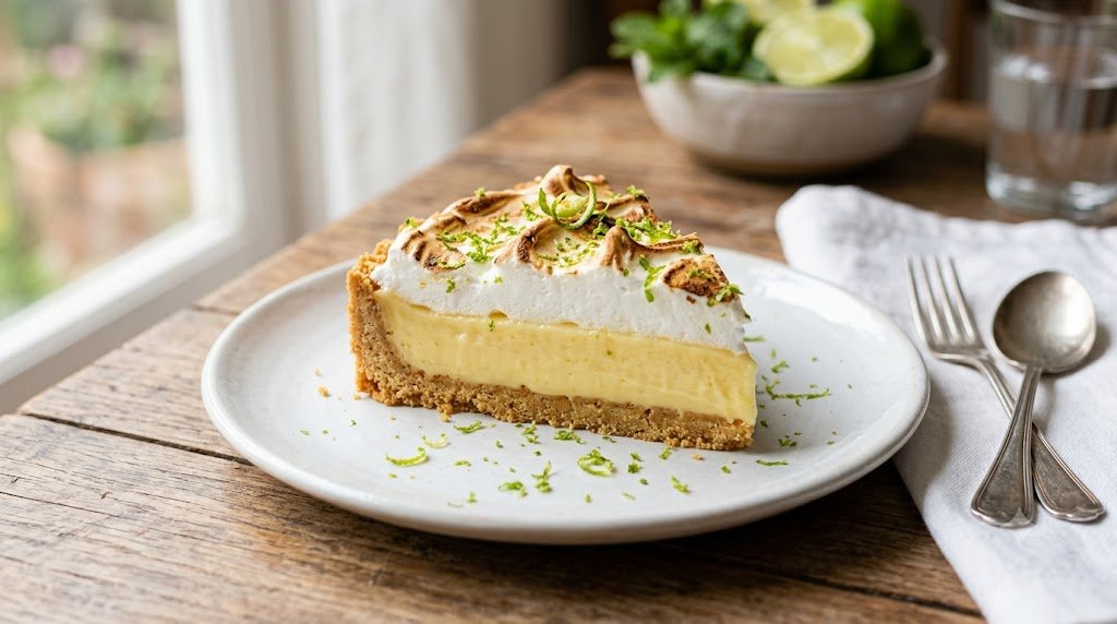 Torta de Limão Mágica Suco de limão misturado ao leite condensado em tigela de vidro para o recheio da torta.