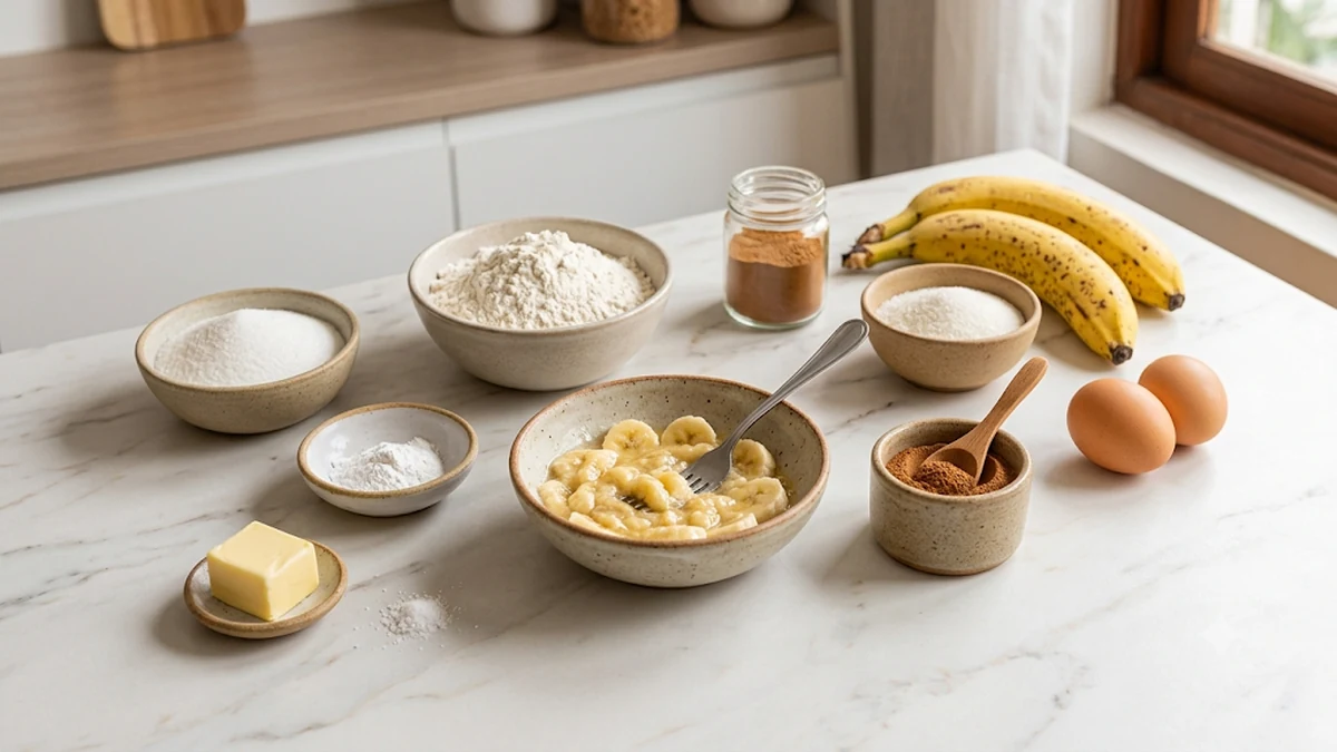 Pão de banana fofinho